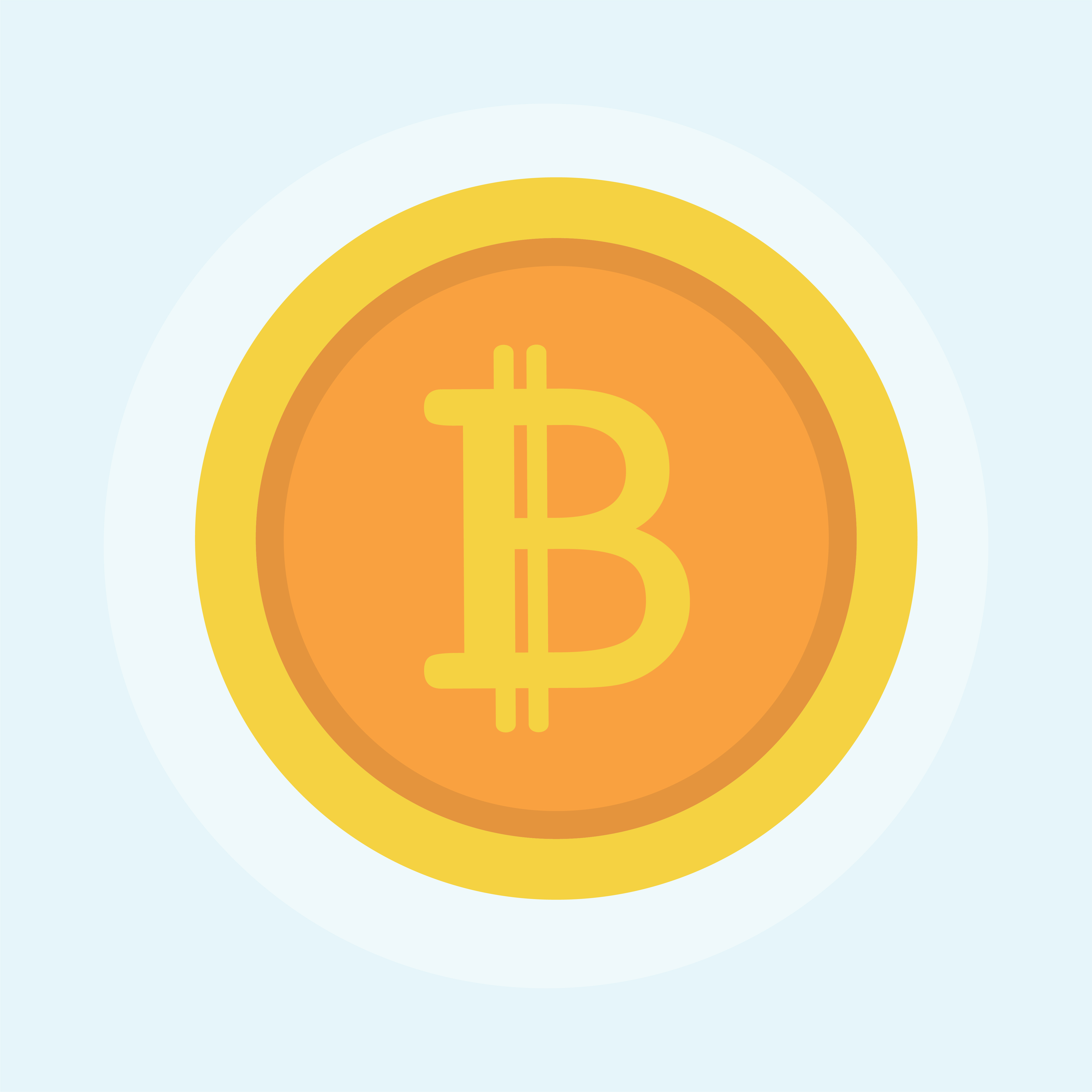 Как нарисовать биткоин